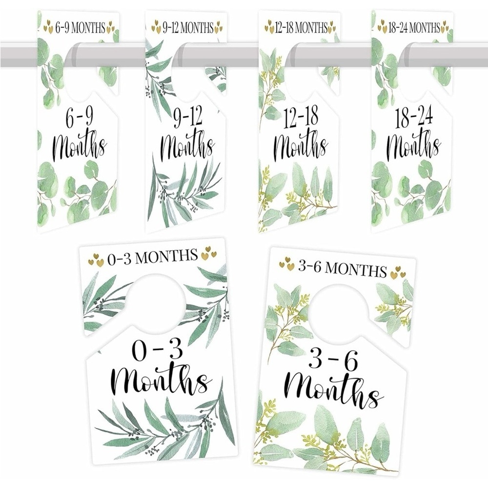🌿 Olive Green Baby Closet Dividers – 0–24 Months – Durable Plastic – NEW 🌿 - Picture 3 of 4